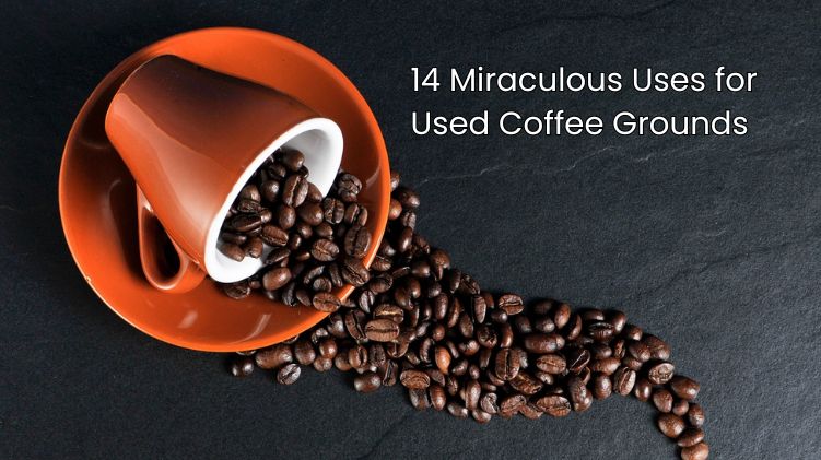 14 Miraculous Uses for Used Coffee Grounds