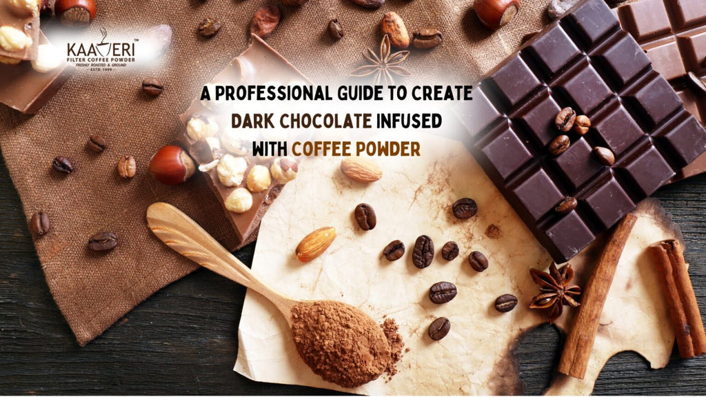 A Professional Guide to Create Dark Chocolate Infused with Coffee Powder