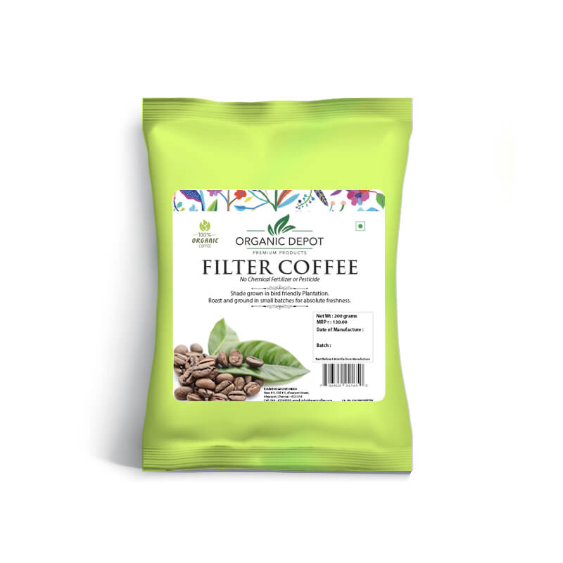 ORGANIC FILTER COFFEE POWDER – ROBUSTA