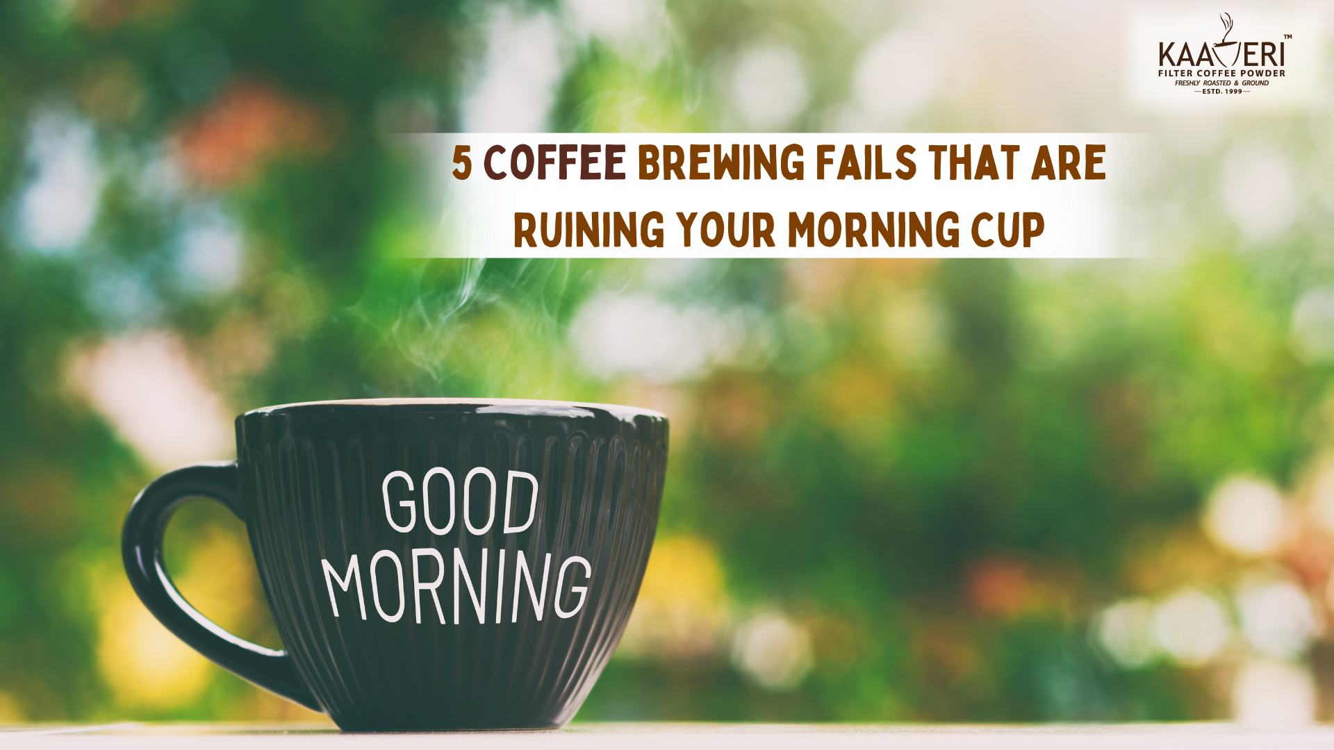 5 Coffee Brewing Fails That Are Ruining Your Morning Cup