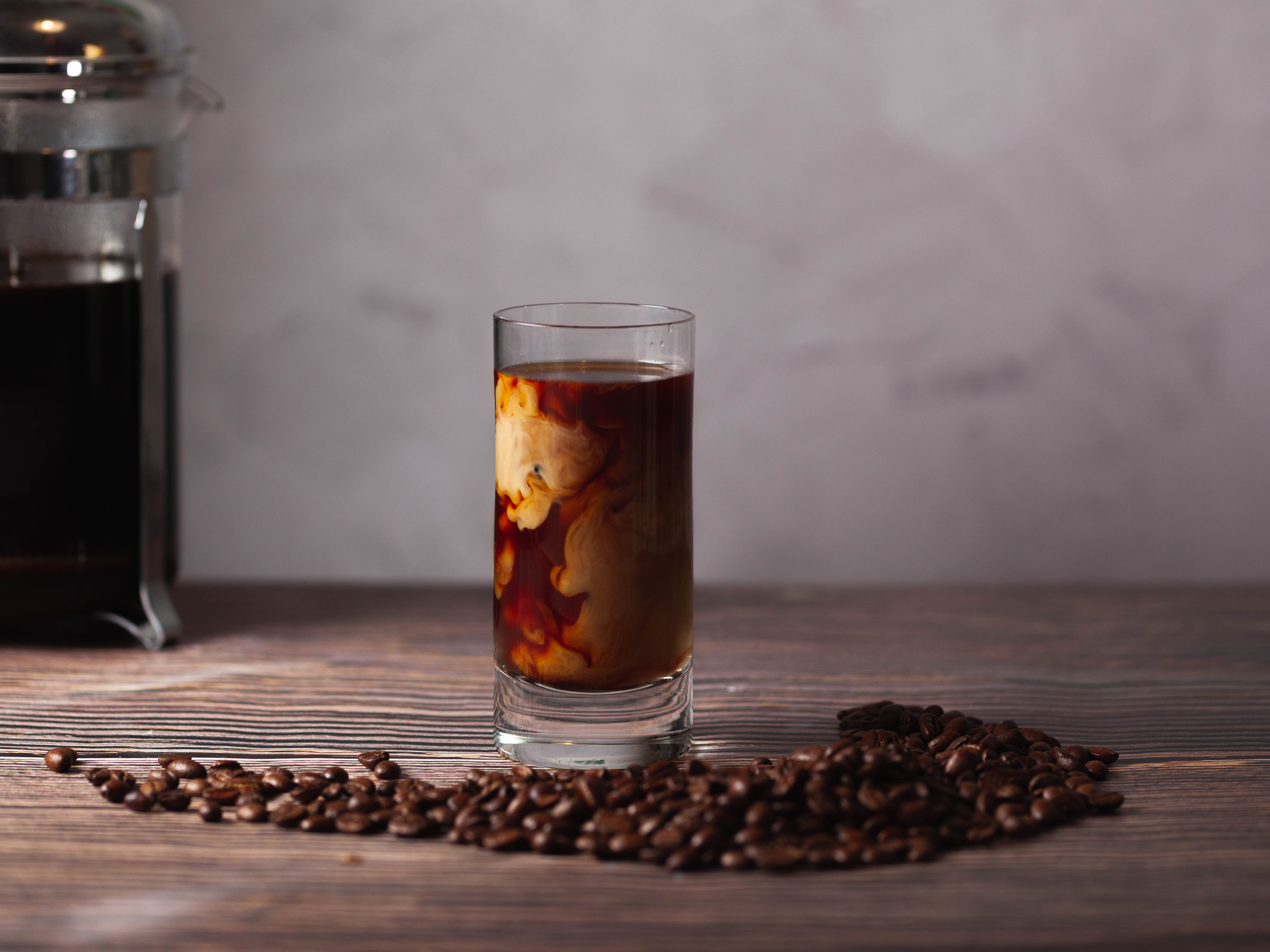 Cup of cold brew coffee 
